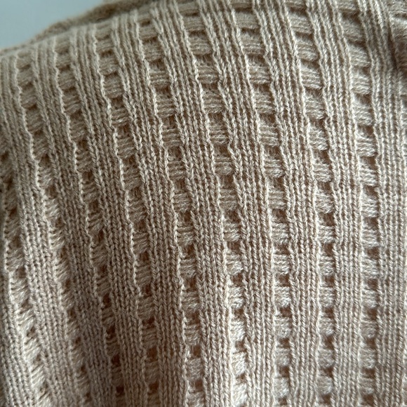 Textured Oversized Sweater in Cream - Picture 5 of 9